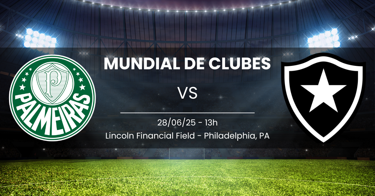 Palmeiras x Botafogo 28/06/25 Mundial de Clubes