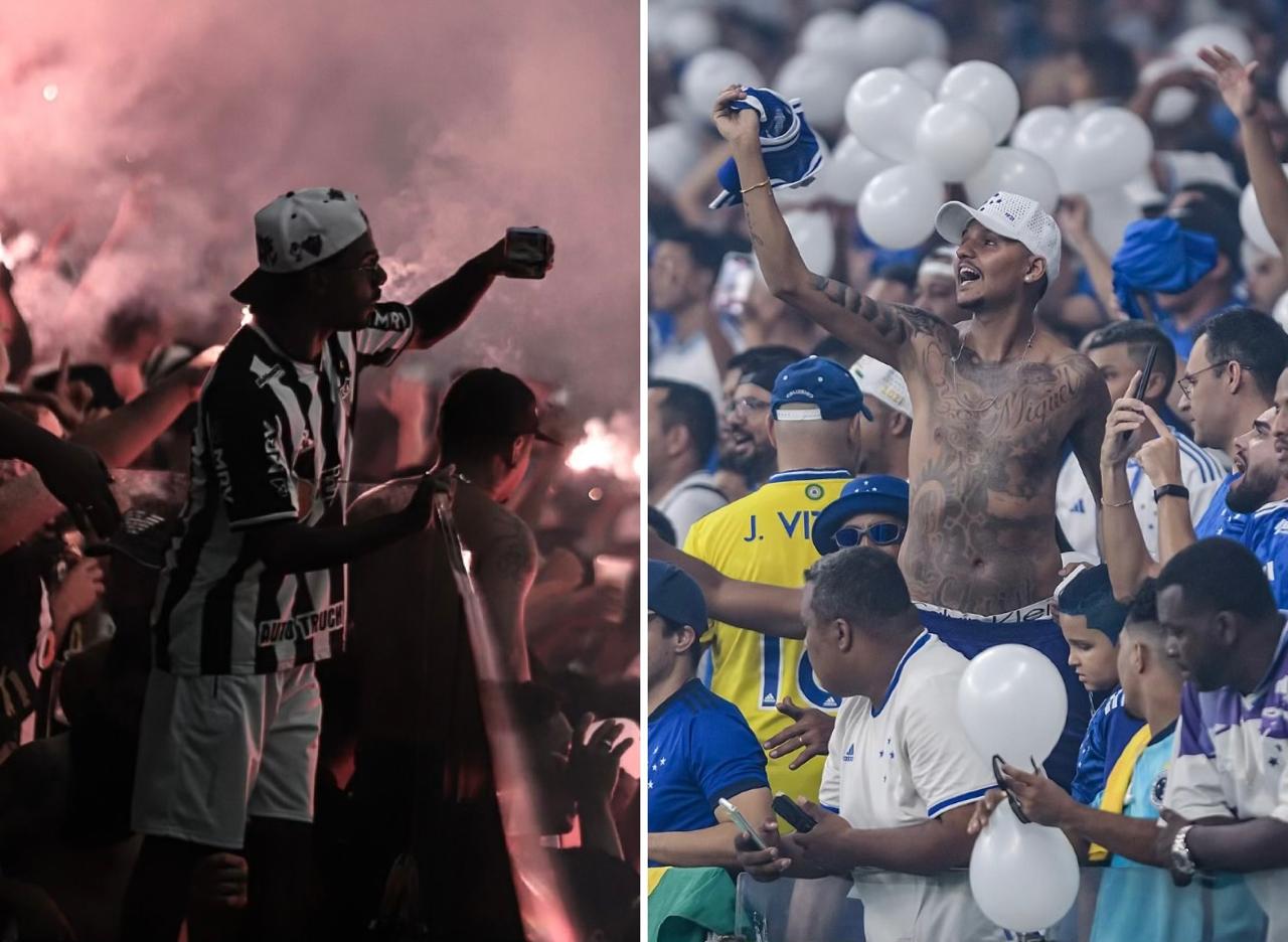Como estão as torcidas de Atlético e Cruzeiro em ranking? Veja pesquisa