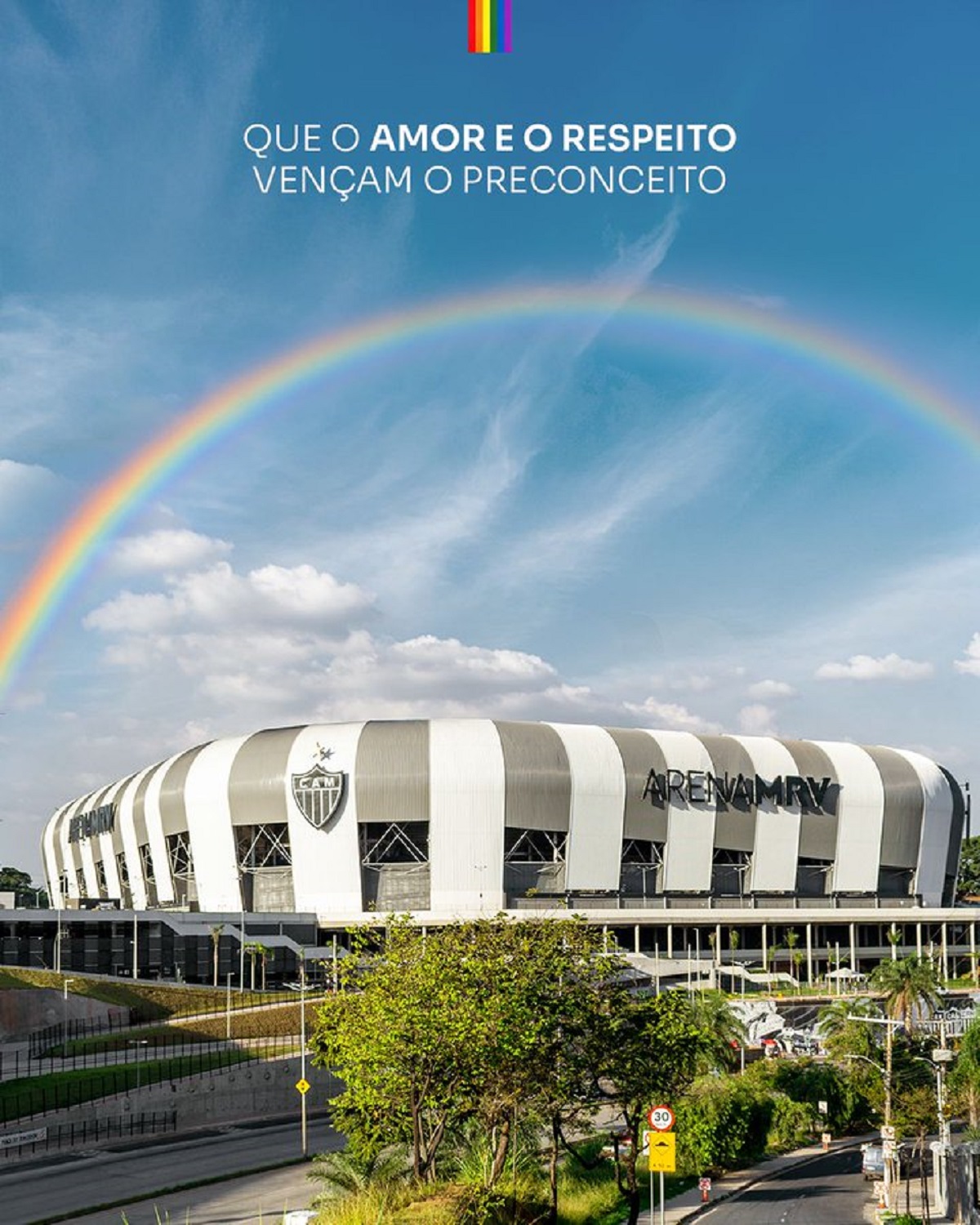 Atlético publica homenagem no 'Dia do Orgulho LGBTQIAPN+': 'Pelo orgulho de amar'
