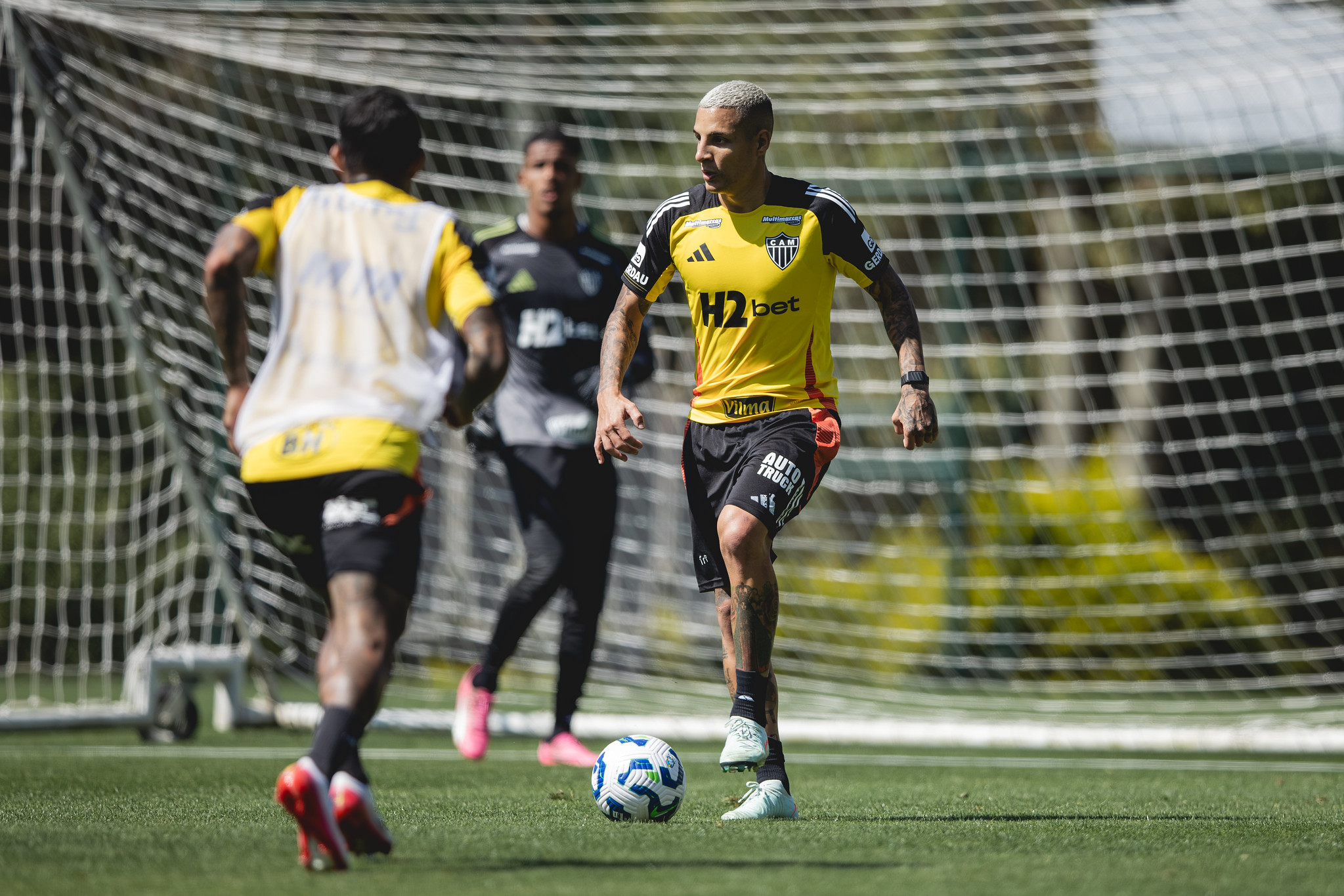 Atlético encerra preparação para partida contra o Grêmio neste domingo