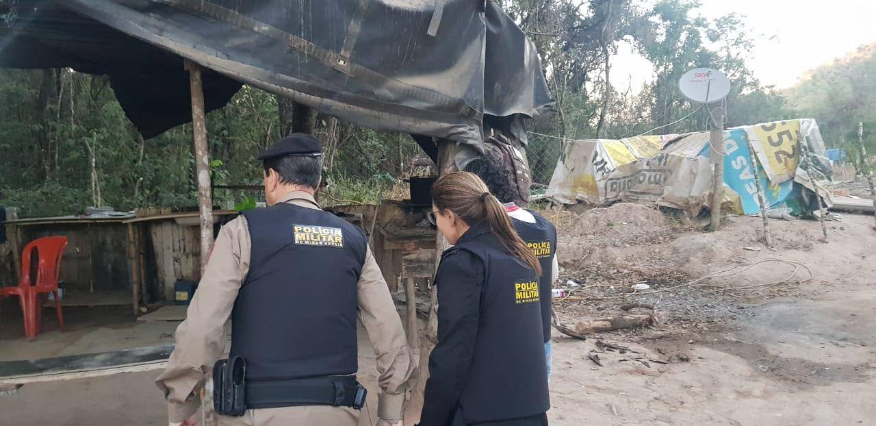 Polícia Militar acompanhou ação de reintegração de posse em Betim
