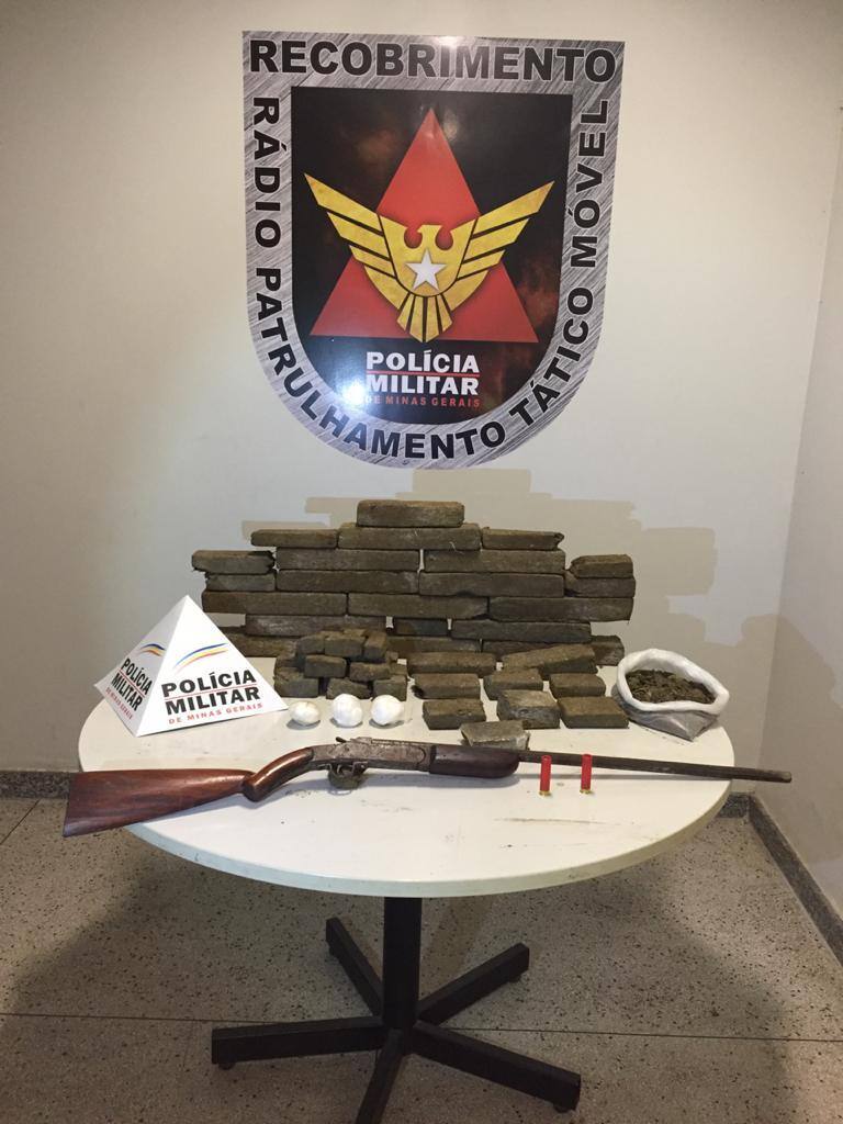PM apreendeu 50 kg de maconha