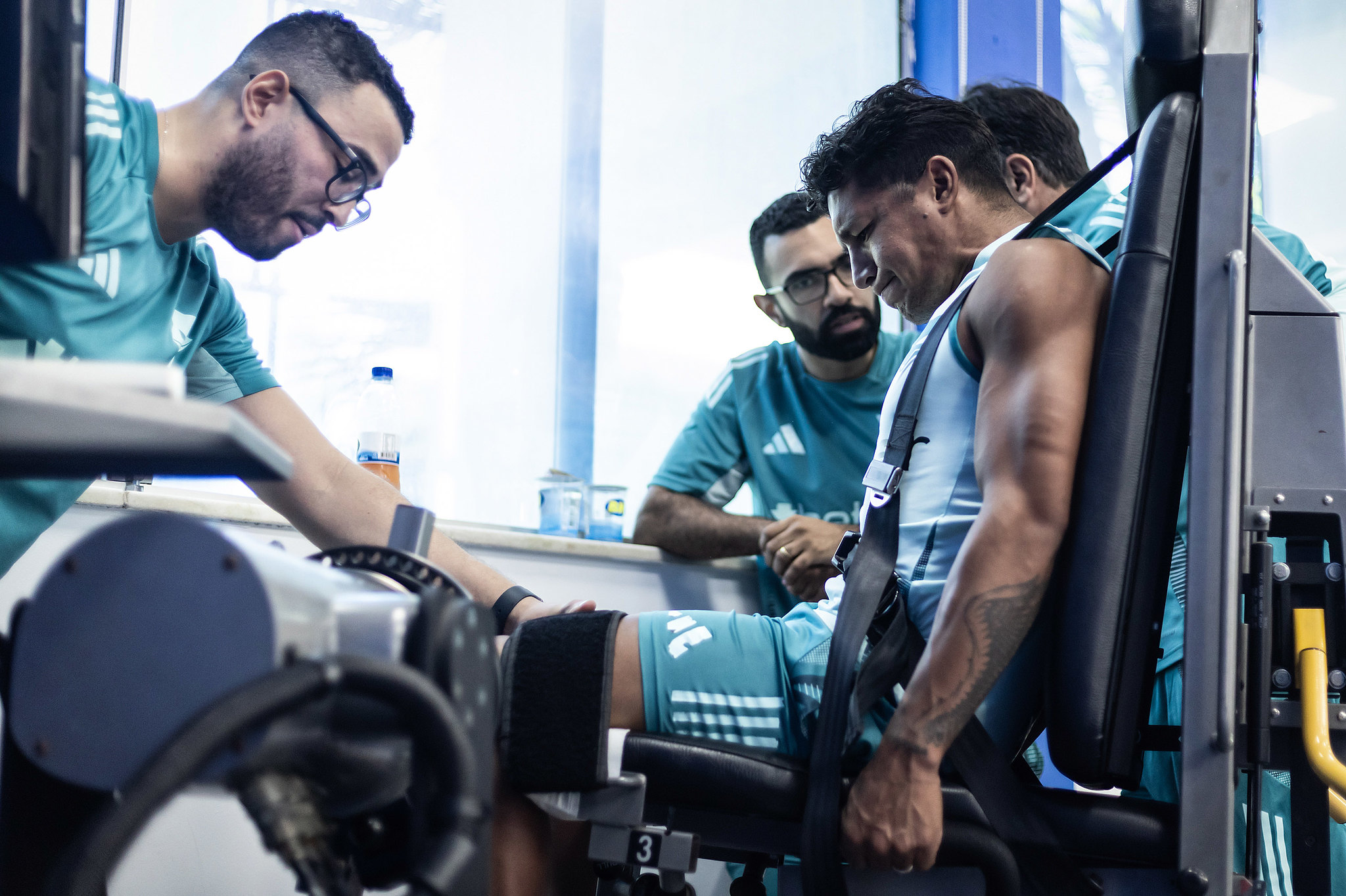 Jogadores do Cruzeiro passam por avaliação física em retomada de treinos