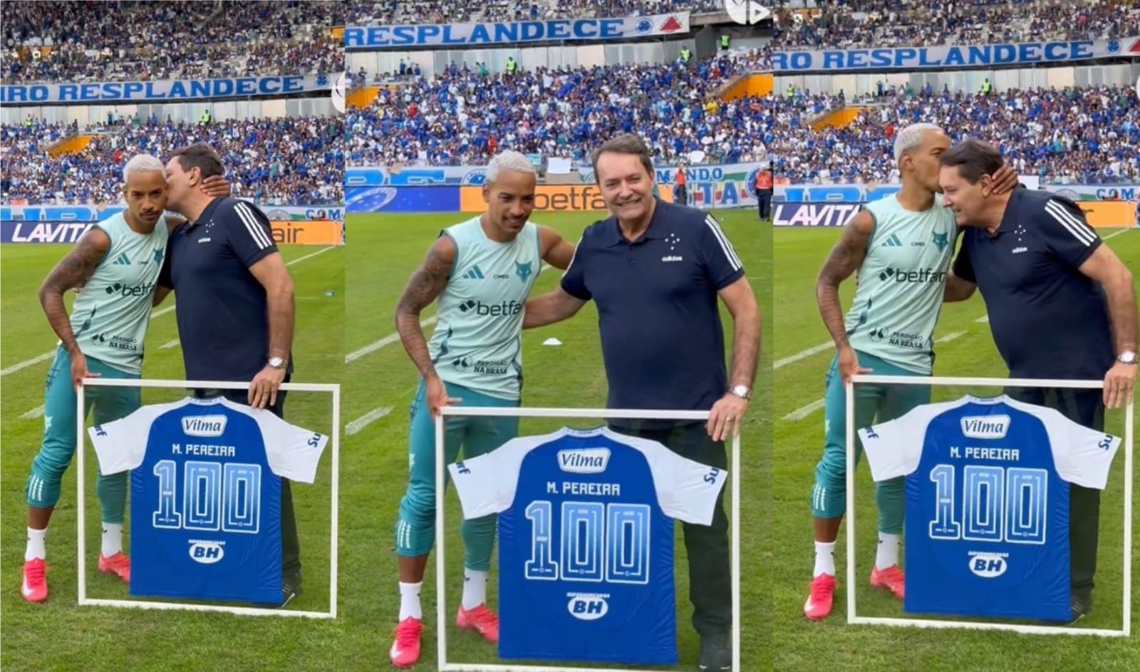 Cruzeiro: Matheus Pereira chega ao jogo número 100 e ganha camisa comemorativa de Pedrinho