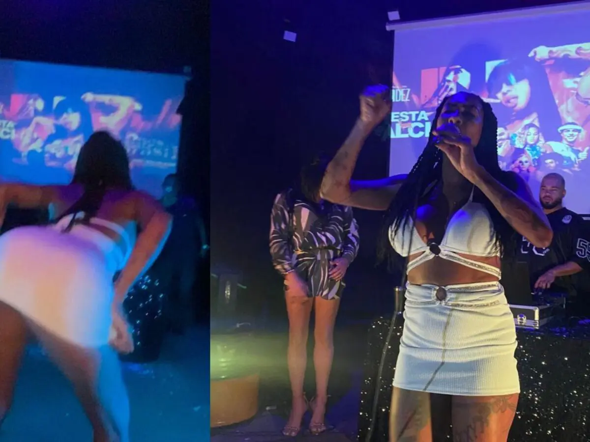 Sem calcinha, Inês Brasil mostra demais em show em SP | O TEMPO