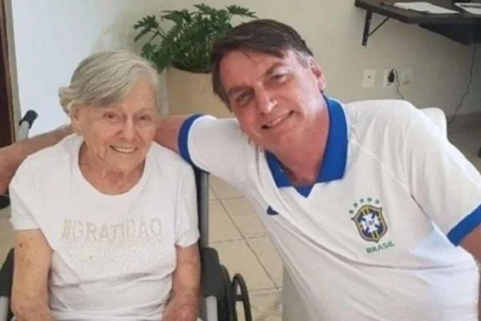 Olinda Bonturi Bolsonaro e o filho, Jair Bolsonaro