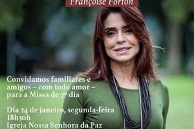 Viúvo da atriz Françoise Forton narra a dor da perda