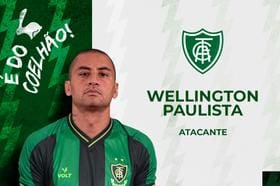 América confirma acerto com Wellington Paulista, o 11º reforço para a temporada