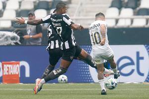 Santos busca empate com Botafogo no fim e amplia sequência invicta no Brasileiro