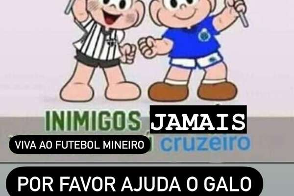 Torcedores do Atlético pedem ajuda ao Cruzeiro para conquistar o título