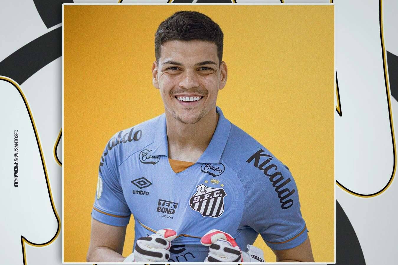 Santos oficializa a contratação do goleiro revelado na base do Cruzeiro